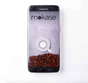 funda para smartphone que te prepara el café