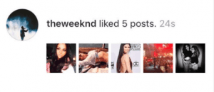 The Weeknd espía el Instagram de Selena Gómez 