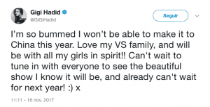 Por racista Gigi Hadid no desfilará para Victoria's Secret 