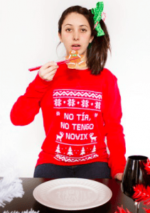 suéter navideño para sobrevivir a las reuniones familiares