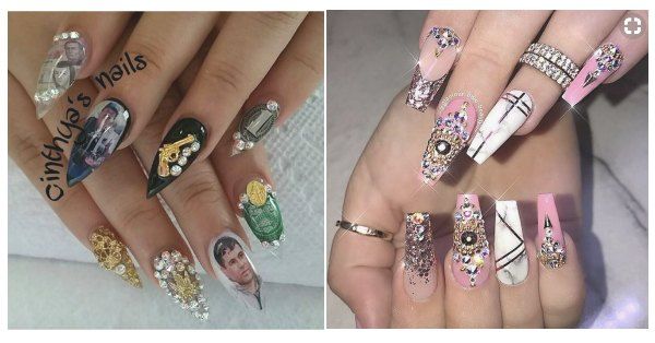 Uñas Sinaloa: La versión mexicana de las 'bling nails' – Latina Cool
