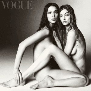 polémico desnudo de Gigi y Bella Hadid