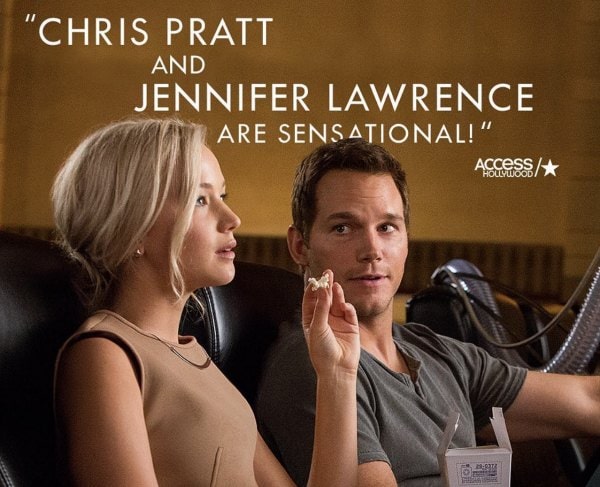 Jennifer Lawrence y Chris Pratt